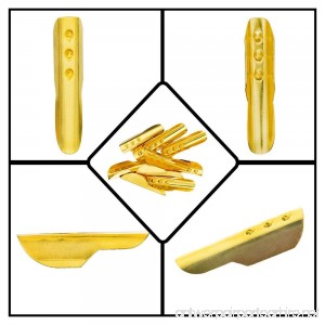 PARACORD PLANET T-Bar in Gold – 23mm Dimensions – Packs of 5 10 25 50 and 100 - B07FYQB6C4
