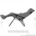PARTYSAVING Infinity Zero Gravity Outdoor Lounge Patio Pool Folding Reclining Chair APL1059 Black - B0157AR71M