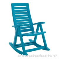 BrylaneHome Foldable Rocking Chair (Aqua 0) - B019WMC27A