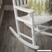 Classic White Traditional Wood Porch Rocker Rocking Chair Patio Lawn Garden Furniture - B078T1WS3R