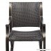 dali Rattan Rocker Chair Weather Resistant Wicker Rocking Armchair Chair Cast Aluminum Fram Outdoor Patio Glider Lounge Wicker Chair - B07C3ML2JD