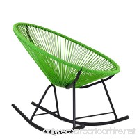 Design Tree Home Acapulco Indoor/Outdoor Rocking Chair  Green - B01FL035GE