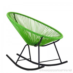 Design Tree Home Acapulco Indoor/Outdoor Rocking Chair Green - B01FL035GE
