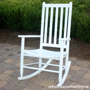 Dixie Seating Company 143394-OG-47429-O-177600 Slat Seat Adult Rocking Chair White - B004UG8VH4
