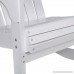 Festnight Wooden Rocking Chair Indoor and Outdoor Furniture Chairs for Porch Patio Living Room Garden White - B07C3PP5MT