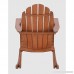 Fullrich Industries Co Wood Adirondack Rocking Chair Natural - B07CR7KBZC
