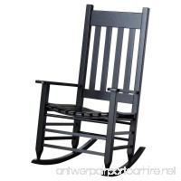 Hinkle Chair Company Painted Plantation Rocking Chair Black - B01LQ4DM6C