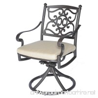 Meadow Decor 2623-45 Kingston Patio Swivel Rocker Chair  Black - B008DAGK80