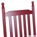 Rocking Chair Wood Porch Rocker Armchair Balcony Deck Garden Furniture Red - B078BJ6G9Z