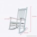 Rockingrocker - A001WT White Porch Rocker/Rocking Chair - Easy To Assemble - Comfortable Size - Outdoor or Indoor Use - B0784QPFSX
