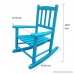 Rockingrocker - K031BU Blue Child’s Rocking Chair/porch Rocker - Indoor or Outdoor - Suitable For 1-4 Years Old - B07CCZLKMJ