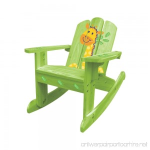 Summer Sale - Lovely Green Giraffe Rocking Chair/ 2-in-1 Chair 20611 for Kids 2~6 years - B00GU5BGZC