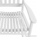 White Wood Rocking Chair Porch Rocker Patio Deck Garden Backyard Furniture - B07FDG1MQX