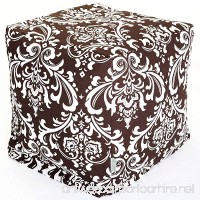 Majestic Home Goods Chocolate and White French Quarter Cube  Small - B00A8XSJLQ