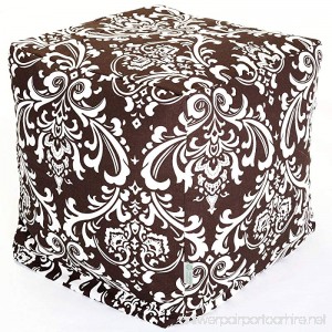 Majestic Home Goods Chocolate and White French Quarter Cube Small - B00A8XSJLQ