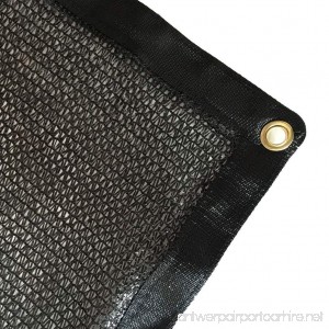 30% UV Shade Cloth Black Premium Mesh Shadecloth Sunblock Shade Panel 12ft x 20ft Top Quality - B01D8BJBW0