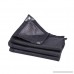 Apoulin 50% Sunblock Shade Cloth Net - 6.5×6.5ft Garden Shade Mesh Tarp Black UV Resistant for Plant Outdoor - B07FSQGX4C