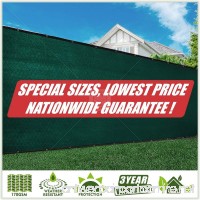 ColourTree Customized Size Fence Screen Privacy Screen Green - Commercial Grade 170 GSM - Heavy Duty - 3 Years Warranty (1 4' x 10’) - B071FZ5NDK