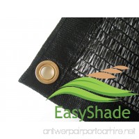 EasyShade 50% Black Shade Cloth Taped Edge with Grommets UV 12ft x 10ft - B008OOU3L0