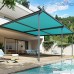 PATIO 20' x 10' Sunblock Shade Cloth Roll Turpoise Green Sun Shade Fabric 95% UV Resistant Mesh Netting Cover for Outdoor Backyard Plant Greenhouse Barn - B079TCNL2C