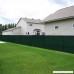 PATIO Fence Privacy Screen 2' x 10' Pergola Shade Cover Canopy Sun Block Heavy Duty Fence Privacy Netting Commercial Grade Privacy Fencing 180 GSM 90% Privacy Blockage (Dark Green) - B07F1Z6BQY