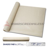 Windscreen4less Beige Sunblock Shade Cloth 95% UV Block Shade Fabric Roll 12ft x 25ft - B06X6JLCMD
