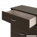 Ameriwood Home Crescent Point 4 Drawer Dresser Espresso - B072DXS9S5