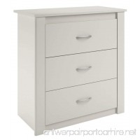 Ameriwood Home Riley 3 Drawer Dresser  White - B00XNDGCFS