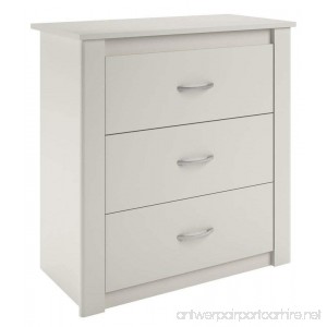 Ameriwood Home Riley 3 Drawer Dresser White - B00XNDGCFS