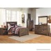 Ashley Furniture Signature Design - Trinell Dresser - Casual - 6 Drawers - Rustic Brown Finish - Nailhead Accents - Antiqued Bronze Hardware - B010FJ1S4M