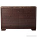 Coaster Home Furnishings Conner Transitional Faux Marble Top 9 Drawer Dresser - Cappuccino - B0064CT4VE