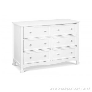 DaVinci Kalani 6 Drawer Double Wide Dresser White - B07DXCFD22