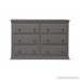 DaVinci Signature 6-Drawer Double Dresser Slate - B00PGP5YCI