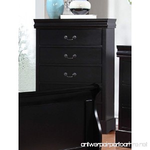 Major-Q Sh52318ch Antique Black Finish Dresser for Bedroom - B07BF7LLPQ