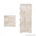 Modern 4 Drawer Wood Chest in White OAK Works as Dresser & Cabinet for Home & Office - B072WRK5S3