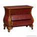 Pulaski DS-P017064 Two Toned Hand Painted Bombay Chest Red - B01HJ7XQCU