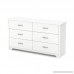 South Shore Furniture Fusion Dresser Pure White - B00H24FD40