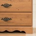 South Shore Prairie 5-Drawer Dresser Country Pine with Metal Handles and Knobs - B0002DUQDG
