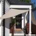 Alion Home HDPE UV Block Sun Shade Sail Permeable Canopy - Square and Rectangle - Custom 185GSM (8' x 12' Smoke Grey) - B07D2KWSL6