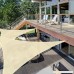 Coarbor 12'x12'x17' Right Triangle Blue UV Block Sun Shade Canopy Perfect for Patio Yard Deck Outdoor Garden-Customized - B079MG98S6