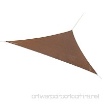 Coolaroo Ready-to-Hang Triangle Shade Sail Canopy  Mocha  13 Feet - B00IOSQ5DQ