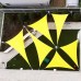 E&K Sunrise 12' x 12' x 17' Waterproof Sun Shade Sail -Canary Yellow Right triangle UV Block Durable Awning Perfect for Canopy Outdoor Garden Backyard-Customized Sizes Available - B077J8GSYN