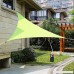 LyShade 16'5 x 16'5 x 16'5 Triangle Sun Shade Sail Canopy with Stainless Steel Hardware Kit (Lime Green) - UV Block for Patio and Outdoor - B01MRKJEI2