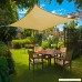 Sunlax 13' x 20' Sand Color Rectangle UV Block Sun Shade Sail Canopy for Patio and Outdoor - B075RTCR7B