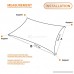 Sunshades Depot 10' x 15' Sun Shade Sail Rectangle Permeable Canopy Tan Beige Custom Size Available Commercial Standard - B01KWDGYBI
