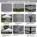 （18+ colors）AbcCanopy Commercial 10x10 Ez Pop up Canopy Party Tent Fair Canopy with 6 Zipped End Sidewalls and Roller Bag Bonus 4x Weight Bag (white) - B00ZTR6VRU