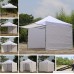 ABCCANOPY (20+colors 10x10 Easy Pop up Canopy Instant Shelter Commercial Portable Market Canopy with Matching Sidewalls Weight Bags Roller Bag BOUNS Canopy awning (white) - B01DZS0PA8