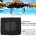 dDanke Polyester Garden Swing Chair Canopy Cover with Backrest & Cushion Cover Heavy Duty UV Block Sun Shade Waterproof for Outdoor - B07FFWM213