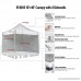 E-Z UP ES100S Instant Shelter Canopy 10 by 10' White - B000QBUCEW