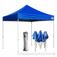 Eurmax 10 x 10 Ez Pop Up Canopy Tent Commercial Instant Shelter with Heavy Duty Roller Bag - B00K4SG54S